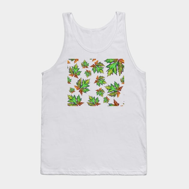 Silver Maple Water Color II Tank Top by Baby Grass Design